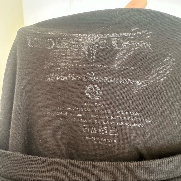 Brooks & Dunn (XL) Oversized Black / Tan Graphic T-Shirt, Country Music Merch - Picture 5 of 6